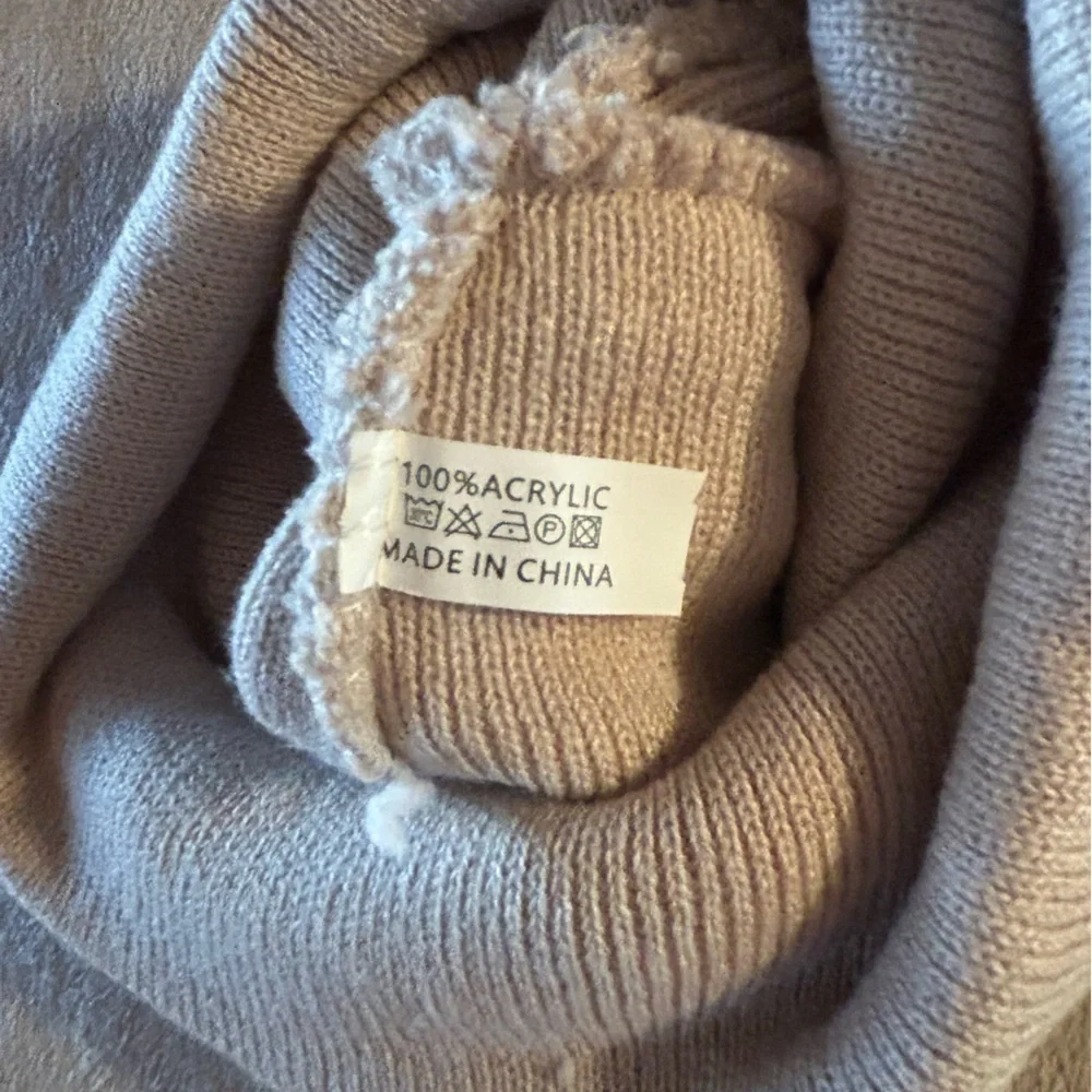Elephant Knit Beanie Cap Tan Winter Hat new